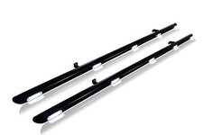 Noir Guidon Latéral + Bas Feux + Blanc Leds Pour nissan navara D40 2005 - 2016