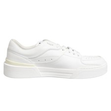 Dolce & Gabbana Chaussures Blanc Miami Cuir Basse Baskets EU43.5/US10.5 900usd