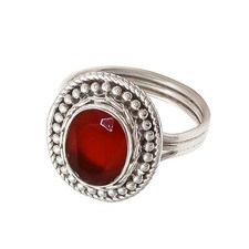 Bague faite main en argent