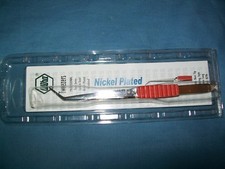 Wiha 43273 Carbon Steel Pointed Reverse Action Long Bent Precision Self Closing