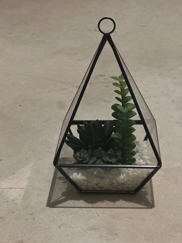 Geometric pyramid glass - geometric,