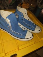 Men's Vintage Converse Sneakers Size 12 Blue High Top