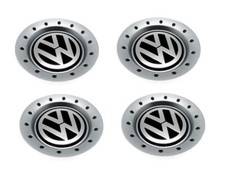 4x Original VW Golf 4 Bora Enjoliveur Cache-Moyeu Enjoliveur Gris 1J0601149N JWZ