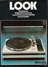 Vintage 1975 Philips Magazine Issue Electrophone Advertising