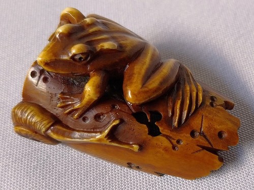 Très beau netsuke signé - beau,