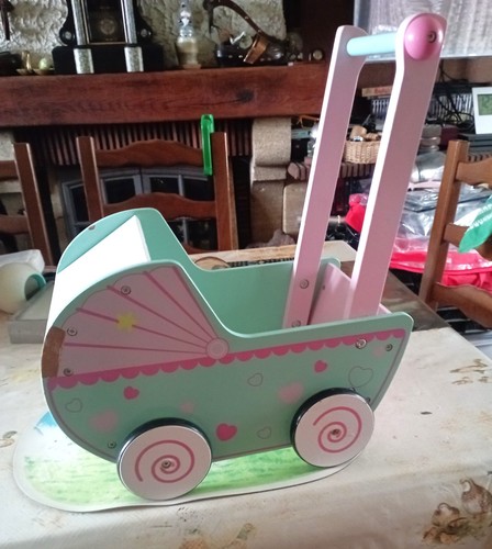 Landau poussette en bois - landau,