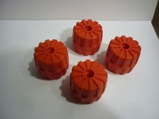 x 4 Roue LEGO Espace Space red