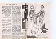 SEWING PATTERN "Women of Today" an elegant dress size 46