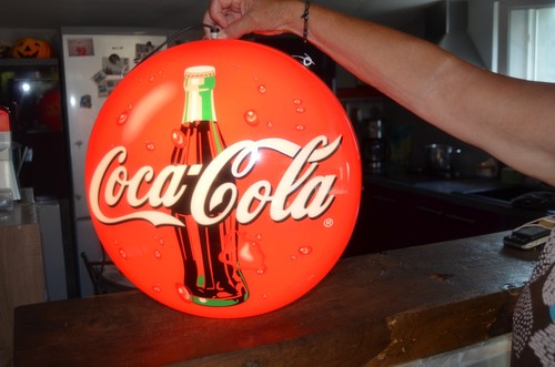Enseigne lumineuse coca - enseigne,