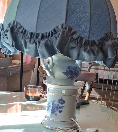 Lampe table porcelaine - lampe,
