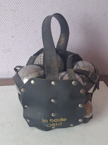 Sacoche cuir obut boules - sacoche, obut+8
