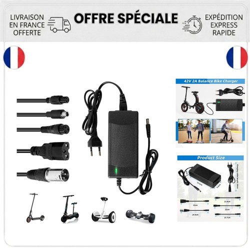 Chargeur 42v universel - 42v, 2a