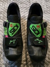 Sidi Scarpe Genius 2 EU Size 41 Road Cycling Shoes Clip In Bicycle Green