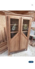 Vitrine Chêne Avec Verres