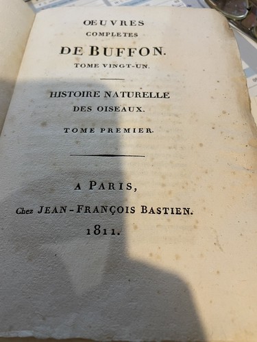 Livre ancien buffon histoire - buffon,