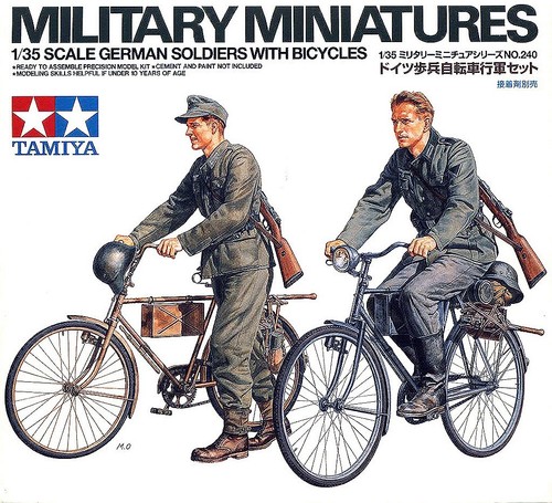 Soldats allemands velo - allemands,