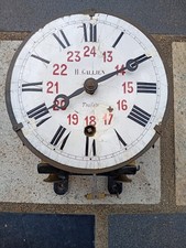 Niot horloge de gare pendule, édifice. Régulateur. Chevilles. Lepaute Garnier 