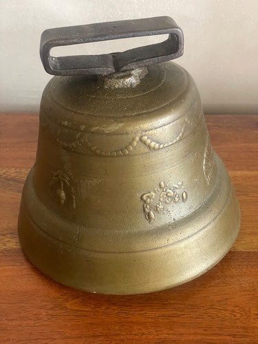 Grande cloche vache bronze - grande,