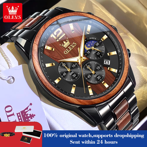 Montre quartz homme 44mm acier - homme,