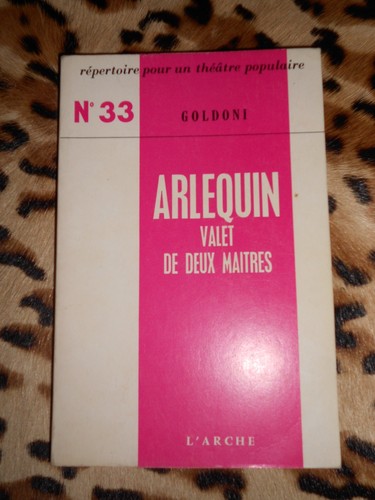 Goldoni arlequin valet de - goldoni, arlequin,