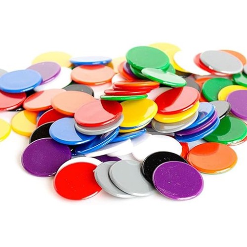 100 pièces jetons bingo - jetons,