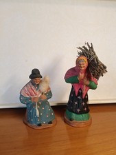 Lot De 2 Santons Provençaux