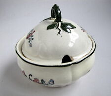 Pot à Confiture décor 1562 Vieux Strasbourg Faïence Villeroy Boch Mettlach
