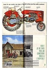 1961 : Document (Ref RA 028) : TRACTEUR  ANCIEN ET  MC CORMICK  (6 p)
