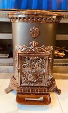 poêle à bois Godin  Le Petit 3727 A vintage complètement restauré à  neuf.