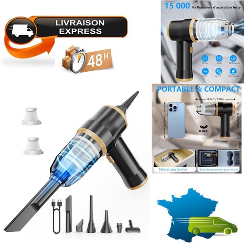 Aspirateur voiture sans fil - aspirateur,