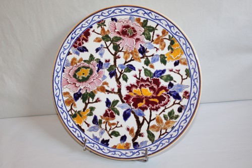 Plat rond décoratif - , en