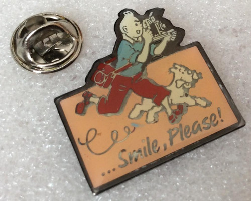 Pin vintage tintin milou - pin's,
