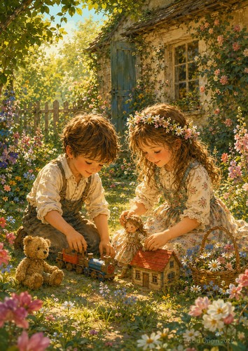 Affiche enfants jeux - a4, au