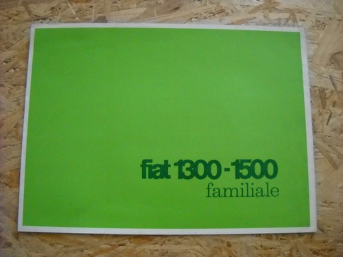 Brochure catalogue fiat 1300 - brochure,