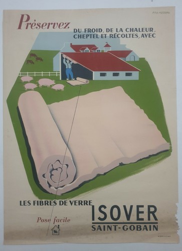 Les fibres verre isover fix - fibres, de