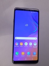 A022 - TELEPHONE SAMSUNG A9 2018 128 GO DEBLOQUE *  VITRE ARRIERE FISSUREE