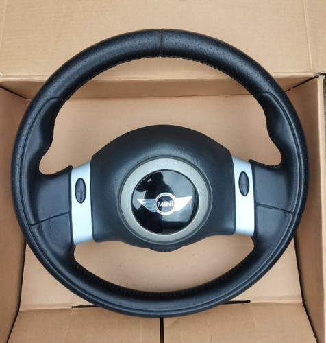 Volant cuir mini r50 r52 - cuir, r53