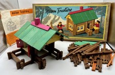FOREST HOUSE - JEUJURA wooden construction set - 1960s - BE+
