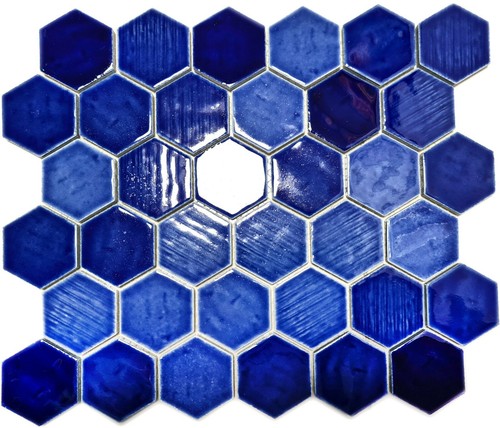 Carrelage mosaïque hexagonal - mosaïque,