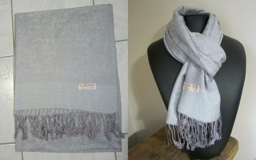 Echarpe pashmina laine soie - laine, &