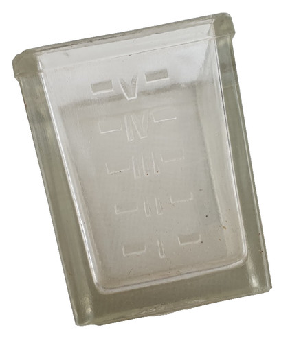 Ancien godet verre - en,