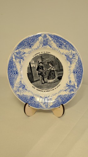 Lot assiettes anciennes - 9,