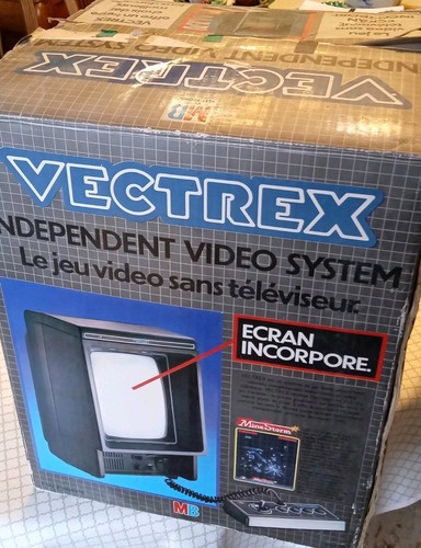1982 vectrex console - vectrex, en