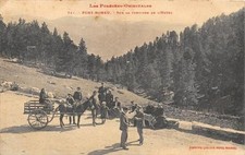 CPA 66 FONT ROMEU ON HOTEL TERRACE (Not Current Shot WITH COUPLING