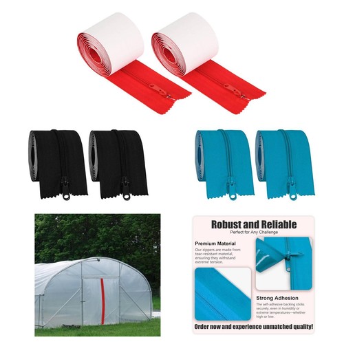 Roll door zipper double - roll,