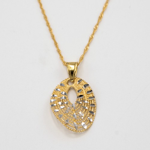 Collier jaune 18 carats - collier,