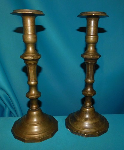 Paire anciens bougeoirs en - paire, d'anciens