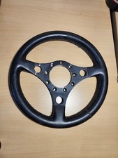 Volant cuir sport vintage Ø32