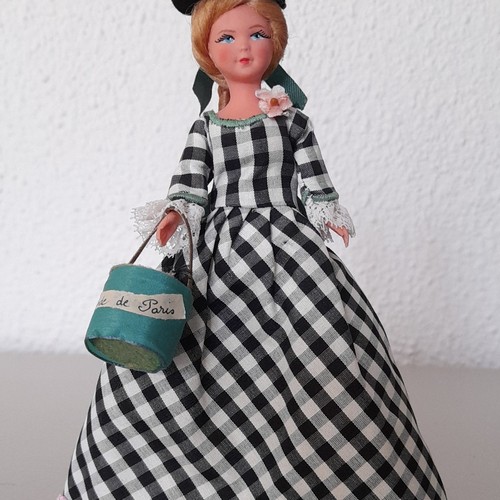 Poupée vintage tissu - 20, cm