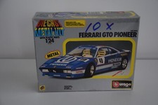 B24 1:24 BBURAGO BURAGO 5172 FERRARI GTO PIONEER KIT BOITE VIDE EXC. COND.